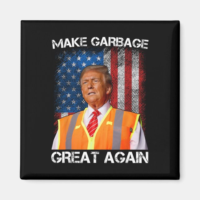 Íman Trump 2024 Torna O Excelente De Lixo Novamente Eng (Frente)