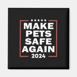 Íman Trump 2024 Torna Os Animais Seguros Novamente Elei