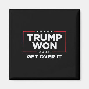 Íman Trump 2024 Won Supere-A Uni - Preto