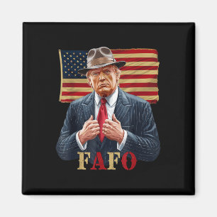 Íman Trump 2025 American Flag Vintage Rua. Dia dos Patr