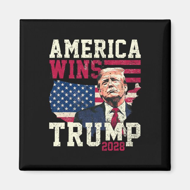 Íman Trump 2028 América Vence  (Frente)