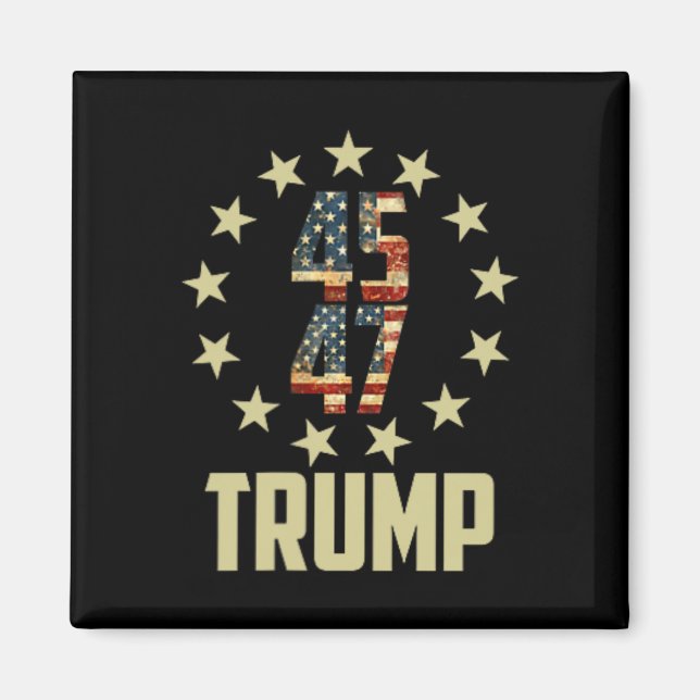 Íman Trump 45 47 Mega Potus (Frente)