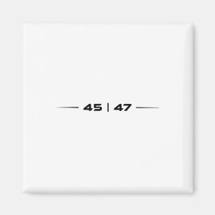 Íman Trump 45 47 Trump Retro-Futurística Design