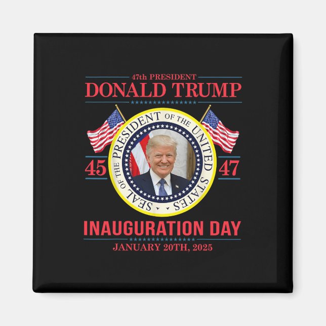 Íman Trump 47º dia da posse do presidente Jan. 20 (Frente)