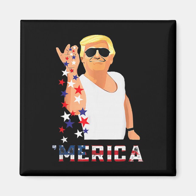 Íman Trump 4 de Julho  (Frente)
