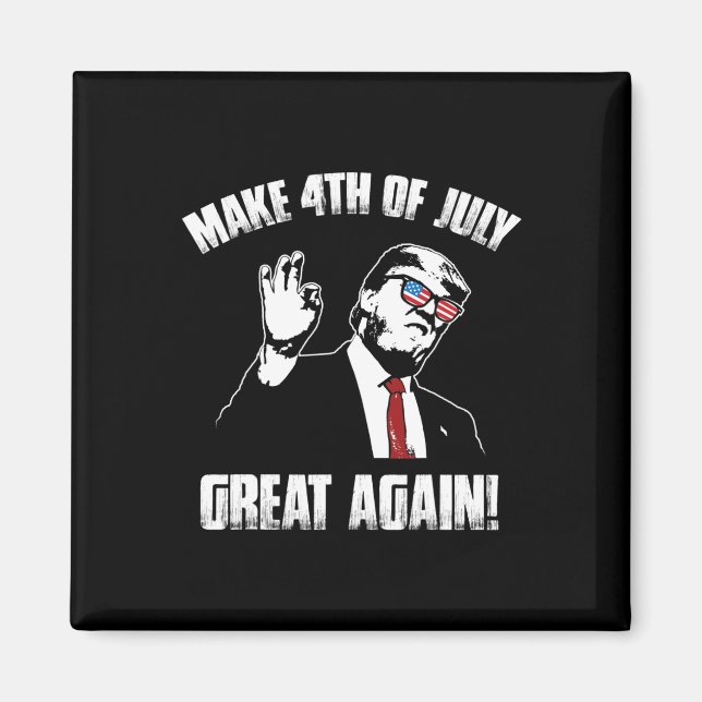 Íman Trump 4 de Julho  (Frente)