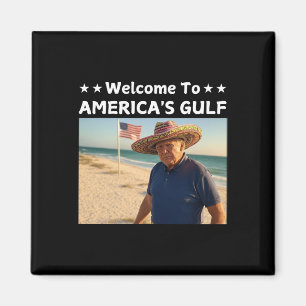Íman Trump America's Golfo México Presidente Trump Somb