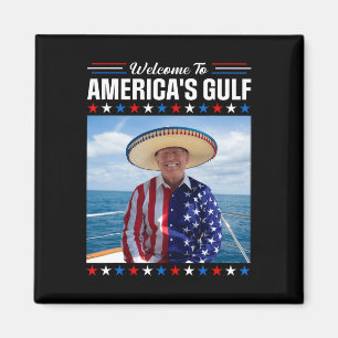 Íman Trump America's Golfo México Presidente Trump Somb
