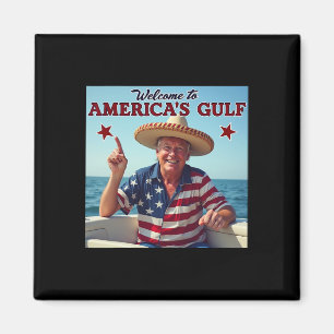 Íman Trump America's Golfo México Presidente Trump Somb
