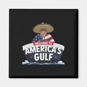 Íman Trump America's Golfo México Presidente Trump Somb
