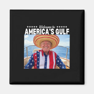Íman Trump America's Golfo México Presidente Trump Somb
