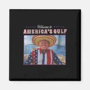 Íman Trump America's Golfo México Presidente Trump Somb