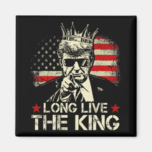 Íman Trump Antigo Viva o Rei Patriota Americano