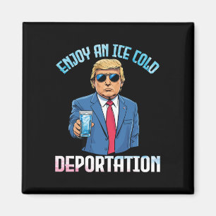 Íman Trump Bebendo Desfrute De Uma Deportação Gelada Co
