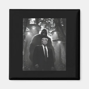 Íman Trump Bigfoot Ufo Encontro de Alien Invasão Uap Co
