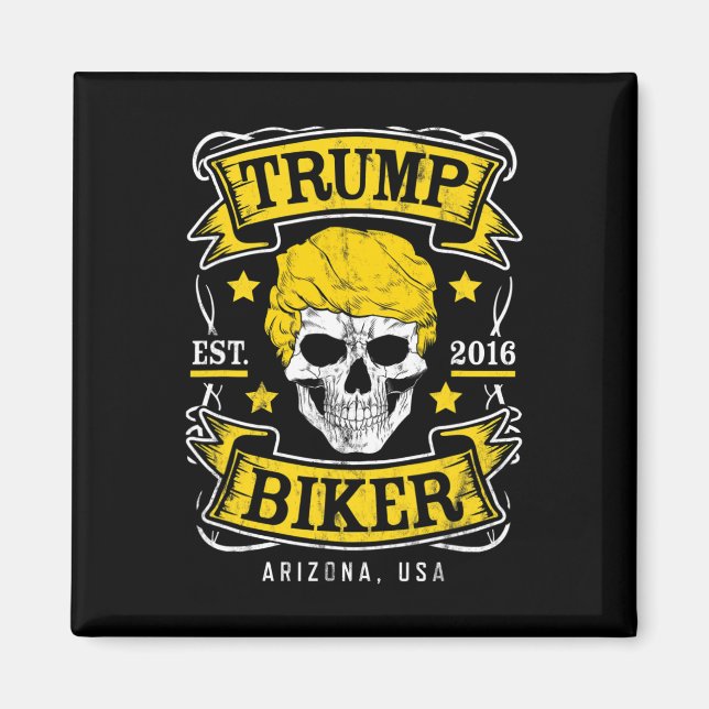 Íman Trump Biker Dge Shirt Arizona Usa  (Frente)
