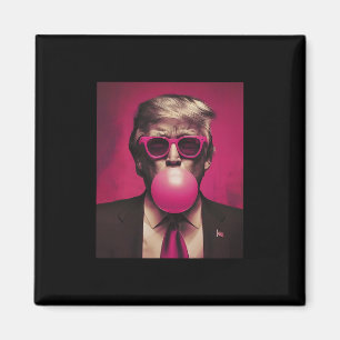 Íman Trump Chiclete Rosa Trump Sopra Chiclete Voto