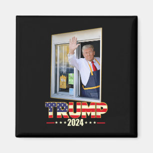 Íman Trump Com Mc Donald Trump Trabalhador Votando Em T