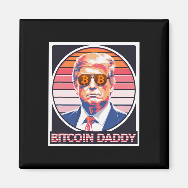 Íman Trump Crypto King Internet Mone, Pai de Bitmoney e (Frente)
