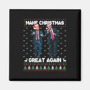 Íman Trump Dançante Papai Noel E Dj Vance Tornam O Nata