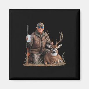 Íman Trump Deer Caça Donald Trump Old School Camoufl