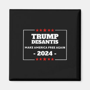 Íman Trump Desantis Faça América Eleição Flórida 24