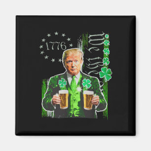 Íman Trump Dia de São Patrício Nós O Povo Nós Bandeira