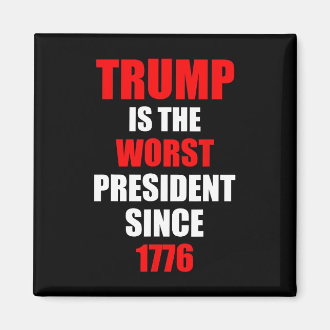 Íman Trump é o pior presidente desde 1776  (Frente)