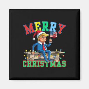 Íman Trump Em Shelf Engraçado Feliz Natal Mães Da Famíl