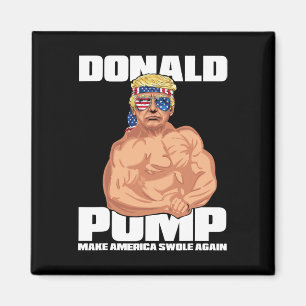 Íman Trump Engraçado 4 de julho Donald Pump