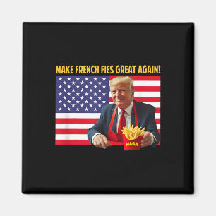 Íman Trump Engraçado Faça Fritas Grandes Novamente Trum