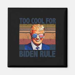 Íman Trump Engraçado Muito Legal Para A Regra Do Biden