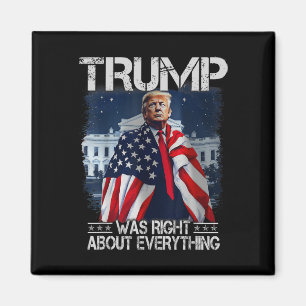 Íman Trump Estava Certo Sobre Tudo Bandeira Americana W