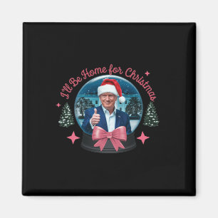 Íman Trump, Eu Estarei Em Casa Para O Natal Engraçado X