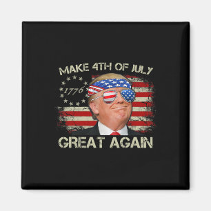 Íman Trump Faça 4 De Julho Grande Novamente 47º Preside
