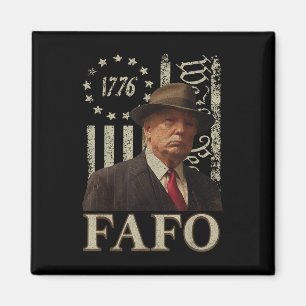 Íman Trump Fafo, engraçado Fafo Trump bandeira american