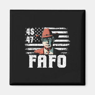 Íman Trump Fafo Us Flag Funny Trump 4 De Julho