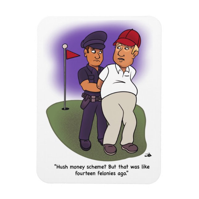 Íman Trump Felonies Magnet (Vertical)