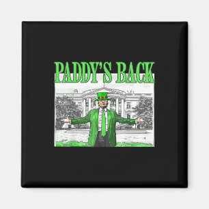 Íman Trump Funny Dia de São Patrício St PattyDay Dancin
