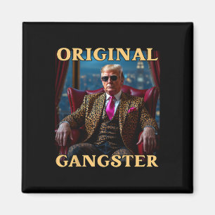 Íman Trump Gângster Original Engraçado Donald Trump _1