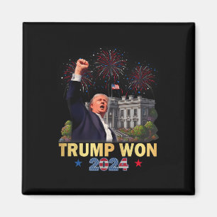 Íman Trump Ganhou 2024 Presidente 47 Da Casa Branca Don