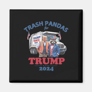 Íman Trump Garbyge Trash Pandas Para Trump 2024