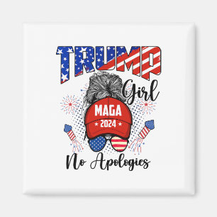 Íman Trump Girl Americana Sem Desculpas Para Mulheres H