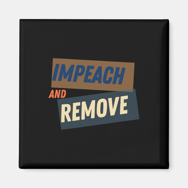 Íman Trump - Impeachment e Destituição  (Frente)