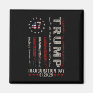Íman Trump Inauguration Day 2025 Memabilia Usa Flag V