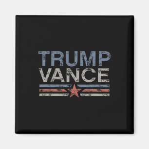 Íman Trump Jd Vance 2024 Retro Stripe Trump Vance 2024