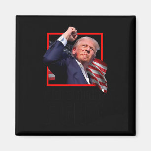 Íman Trump Luta Combatendo Combatentes Apoiadores Ameri