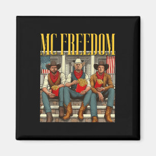 Íman Trump Mc Freedom Funny Trump 2024 Natal Black