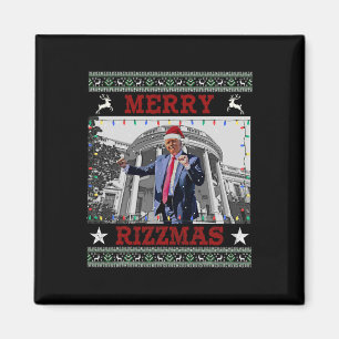 Íman Trump Merrry Rizzmas Engraçado Dança Humorística C
