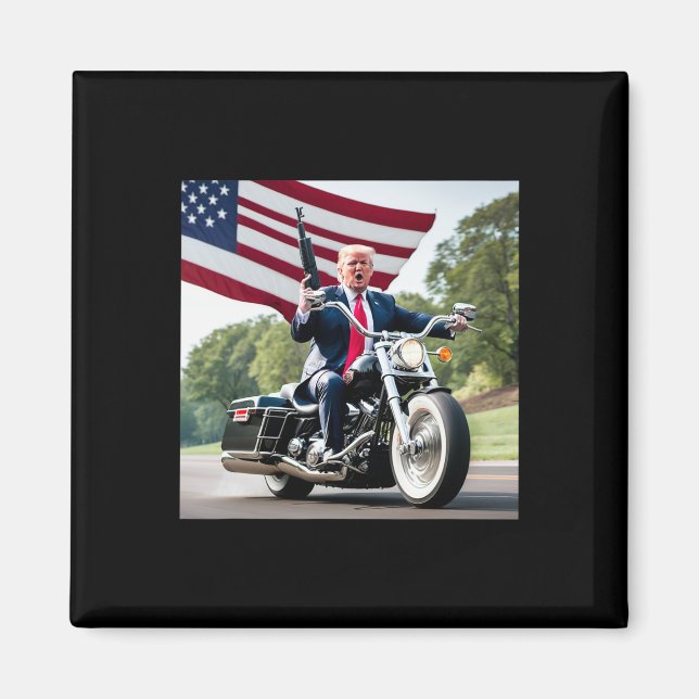 Íman Trump Motoqueiro Ruim  (Frente)